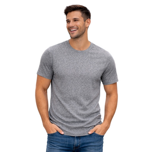 Crisp Gray Short Sleeve Lightweight Tee Shirt NWT